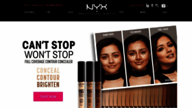 What Nyxcosmetics.co.uk website looked like in 2019 (5 years ago)