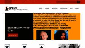 What Ncbwf.org website looked like in 2019 (5 years ago)