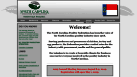 What Ncpoultry.org website looked like in 2019 (5 years ago)