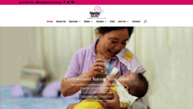 What Nannysos.com.sg website looked like in 2019 (5 years ago)
