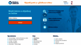 What Navstevalekara.sk website looked like in 2019 (5 years ago)
