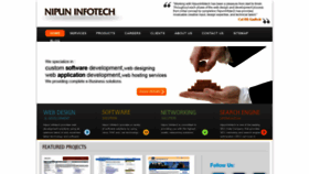 What Nipuninfotech.com website looked like in 2019 (5 years ago)