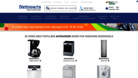What Nettoparts.dk website looked like in 2019 (5 years ago)
