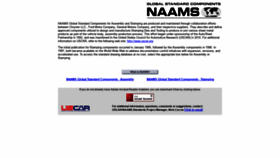 What Naamsstandards.org website looked like in 2019 (5 years ago)