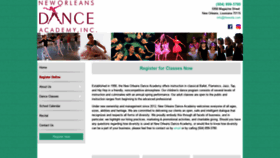 What Neworleansdancelessons.com website looked like in 2019 (5 years ago)
