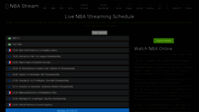 What Nbastream.io website looked like in 2019 (5 years ago)
