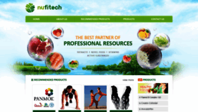 What Nufitech.com website looked like in 2019 (5 years ago)