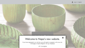 What Napahomeandgarden.com website looked like in 2019 (5 years ago)