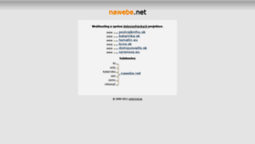 What Nawebe.net website looked like in 2019 (5 years ago)