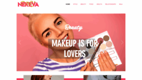 What Nekeva.com website looked like in 2019 (5 years ago)