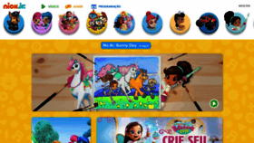 What Nickjr.com.br website looked like in 2019 (5 years ago)
