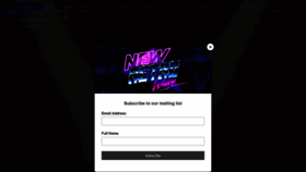 What Newretrowave.com website looked like in 2019 (5 years ago)