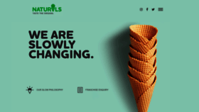 What Naturalicecreams.in website looked like in 2019 (5 years ago)