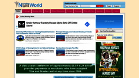 What Nursingworldnigeria.com website looked like in 2019 (5 years ago)