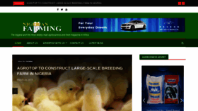 What Nigerianfarming.com website looked like in 2019 (5 years ago)