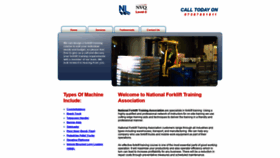 What Nationwideforklifttraining.co.uk website looked like in 2019 (5 years ago)