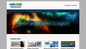 What Naktalk.de website looked like in 2019 (5 years ago)