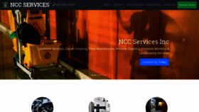 What Nccservicesinc.com website looked like in 2019 (5 years ago)
