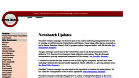 What Newsbatch.com website looked like in 2019 (5 years ago)