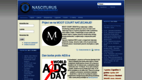 What Nasciturus.com website looked like in 2019 (5 years ago)