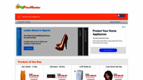 What Ngpricehunter.com website looked like in 2019 (5 years ago)