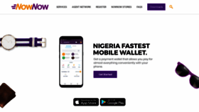 What Nownow.ng website looked like in 2019 (5 years ago)