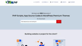 What Nullphp.net website looked like in 2019 (6 years ago)