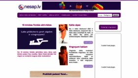 What Nesaap.lv website looked like in 2019 (5 years ago)