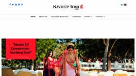 What Navdeepsoni.com website looked like in 2019 (5 years ago)
