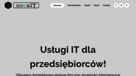 What Novait.pl website looked like in 2019 (5 years ago)