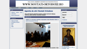 What Noutati-ortodoxe.ro website looked like in 2019 (5 years ago)