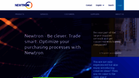 What Newtron.net website looked like in 2019 (5 years ago)