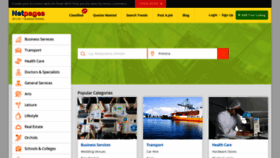 What Netpages.co.za website looked like in 2019 (6 years ago)