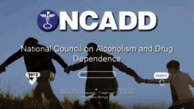 What Ncadd.org website looked like in 2019 (5 years ago)
