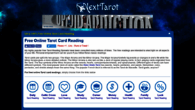 What Nexttarot.com website looked like in 2019 (5 years ago)