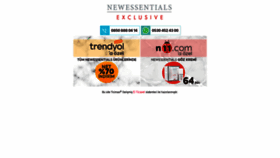 What Newessentials.com.tr website looked like in 2019 (5 years ago)
