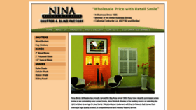 What Ninablinds.com website looked like in 2019 (5 years ago)