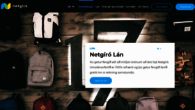 What Netgiro.is website looked like in 2019 (5 years ago)