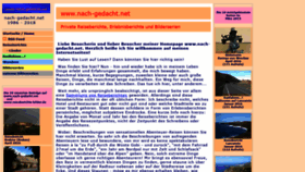 What Nach-gedacht.net website looked like in 2019 (5 years ago)