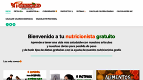 What Nutricionistagratuito.com website looked like in 2019 (5 years ago)