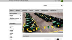 What Newandusedtractorparts.com website looked like in 2019 (5 years ago)