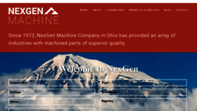 What Nexgenmachine.com website looked like in 2019 (5 years ago)