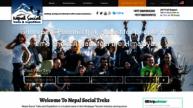 What Nepalsocialtreks.com website looked like in 2019 (5 years ago)