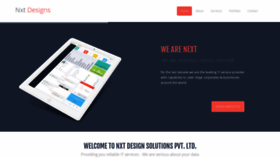 What Nxtdesigns.com website looked like in 2019 (5 years ago)