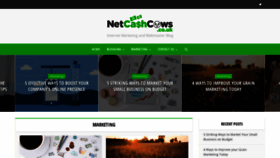What Netcashcows.co.uk website looked like in 2019 (5 years ago)