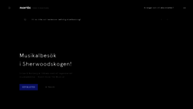 What Nortic.se website looked like in 2019 (5 years ago)