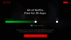 What Netflix.net website looked like in 2019 (5 years ago)