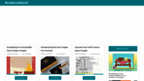 What Nouberoakland.org website looked like in 2019 (7 years ago)