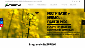 What Naturevo.ro website looked like in 2019 (4 years ago)