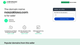 What Naszaklasa.com website looked like in 2019 (4 years ago)